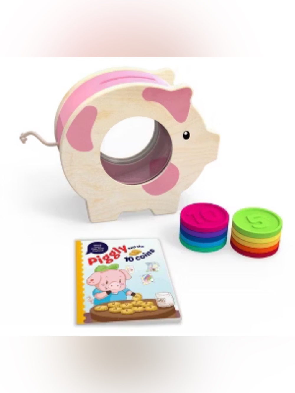 Battat Education Save & Count Piggy Bank
Baby/Toddler Learning Toy
12 Pieces
NIB